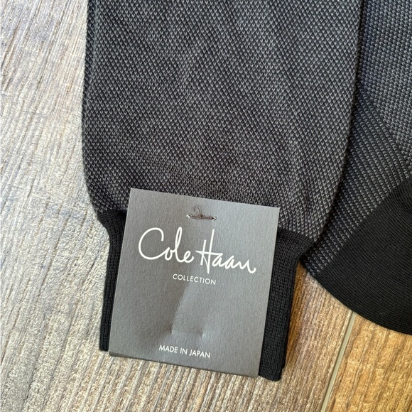 Cole Hann Collection Black Men's Dress Socks One Size - Picture 2 of 5